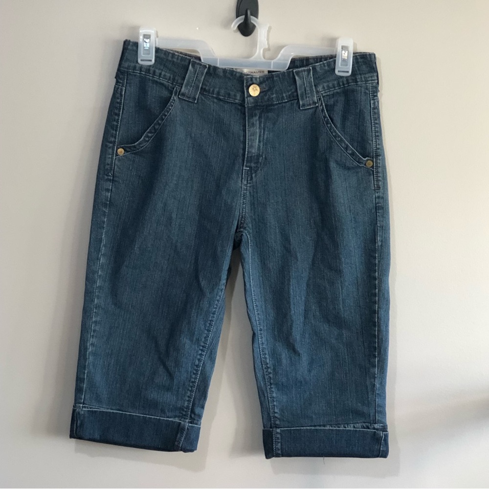 Levi Strauss  Signature Capri Jeans Sz 12